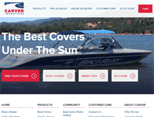 Tablet Screenshot of carvercovers.com